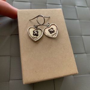 Coach dangle earrings